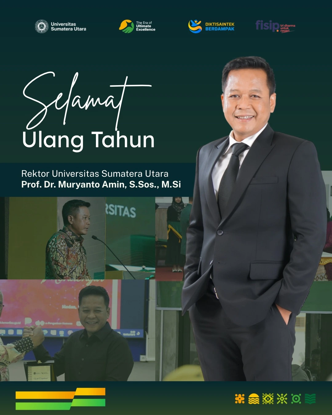 Selamat Ulang Tahun untuk Rektor Universitas Sumatera Utara